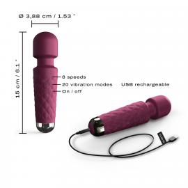 Мінівібромасажер Dorcel Wand Mini Wanderful Plum - 5