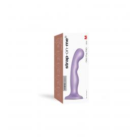 Насадка для страпона Strap-On-Me Dildo Plug P&G Lilas Metallic M - 5