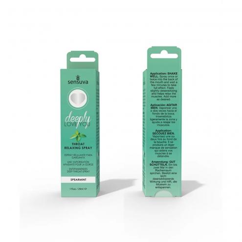Спрей для глубокого минета Sensuva Deeply Love You Spearmint 29 мл