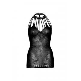 Ажурна сукня-сітка Leg Avenue Lace mini dress with cut-outs Black, one size - 5