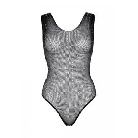 Leg Avenue Rhinestone fishnet bodysuit OS Black - 6