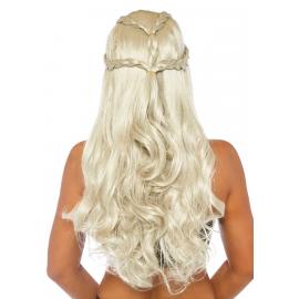 Перука Дейєнеріс Таргарієн Leg Avenue Braided long wavy wig Blond, платинова, довжина 81 см - 3