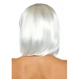 Перука, що світиться в темряві Leg Avenue Pearl short natural bob wig White - 3