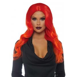 Руда перука омбре Leg Avenue Ombre long wavy wig, довга, локони, 61 см - 3
