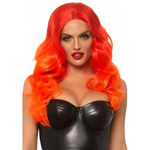 Рыжий парик омбре Leg Avenue Ombre long wavy wig, длинный, локоны, 61 см