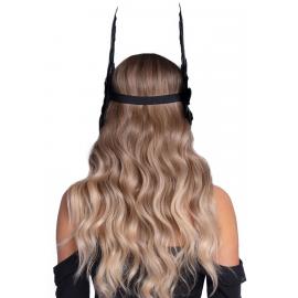 Повязка на голову Leg Avenue Feather headband Black - 2
