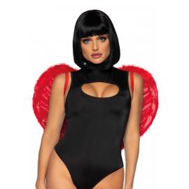 Leg Avenue Marabou feather devil wings Red - 4