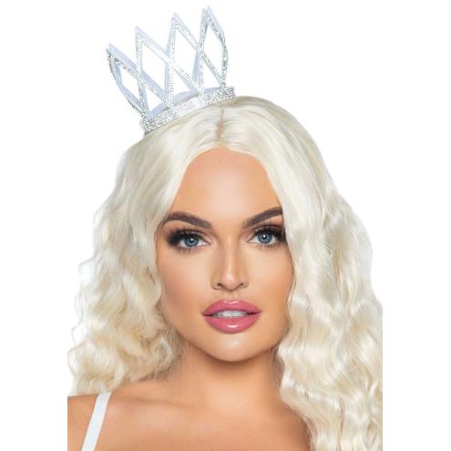 Корона зі штучного кришталю Leg Avenue Faux rhinestone die cut crown Silver