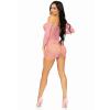 Платье-сетка с сердечками Leg Avenue Heart net mini dress Pink