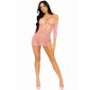 Платье-сетка с сердечками Leg Avenue Heart net mini dress Pink