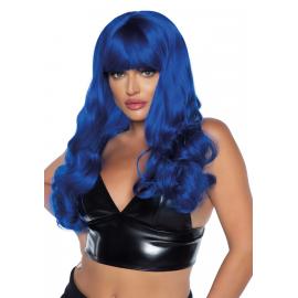 Хвиляста перука Leg Avenue Misfit Long Wavy Wig Blue, довгий, реалістичний вигляд, 61 см - 2