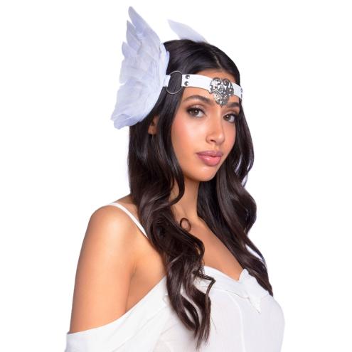 Повязка на голову Leg Avenue Feather headband White