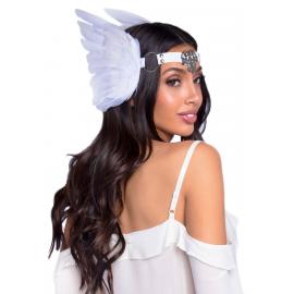 Повязка на голову Leg Avenue Feather headband White - 1