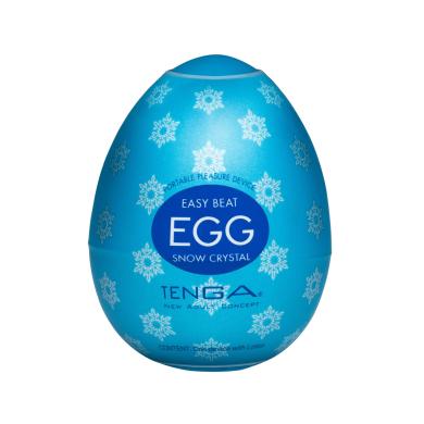 Мастурбатор-яйцо Tenga Egg Snow Crystal с охлаждающим лубрикантом