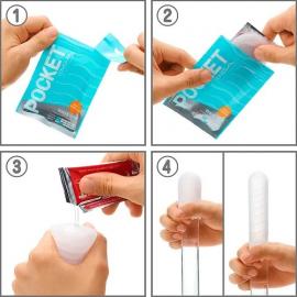 Мастурбатор TENGA Pocket Cold Spark - 4