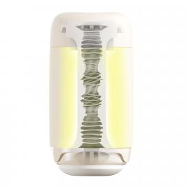 Мастурбатор TENGA PUFFY LATTE BROWN, ультрамягкий материал, многоразовый, сквозной - 3