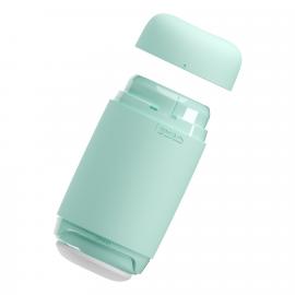 Мастурбатор TENGA PUFFY MINT GREEN, ультрамягкий материал, многоразовый, сквозной - 5