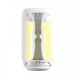 Мастурбатор TENGA PUFFY SUGAR WHITE, ультрамягкий материал, многоразовый, сквозной - 3