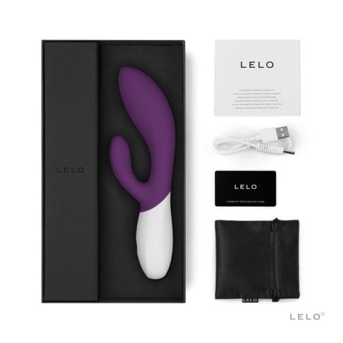 Вібратор-кролик LELO Ina Wave 2 Plum