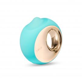 Кліторальний стимулятор LELO Ora 3 Aqua, імітація мови - 1