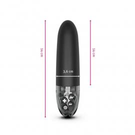 Вібратор з електростимуляцією Mystim Sleak Freak Black Edition - 4