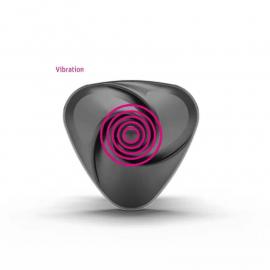 Вібратор для клітора з електростимуляцією Mystim Heart's Desire Black Edition - 4