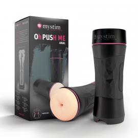 Мастурбатор-попка Mystim O(h) PUSH ME Anus, можно сжимать и регулировать вакуум - 4