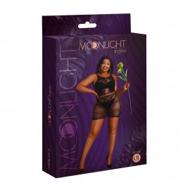 Сукня-бодістокінг Moonlight Plus Model 01 XL-XXXL, чорний - 5