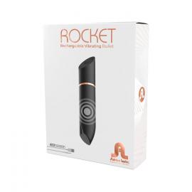 Віброкуль у вигляді помади Adrien Lastic Rocket Black - 3