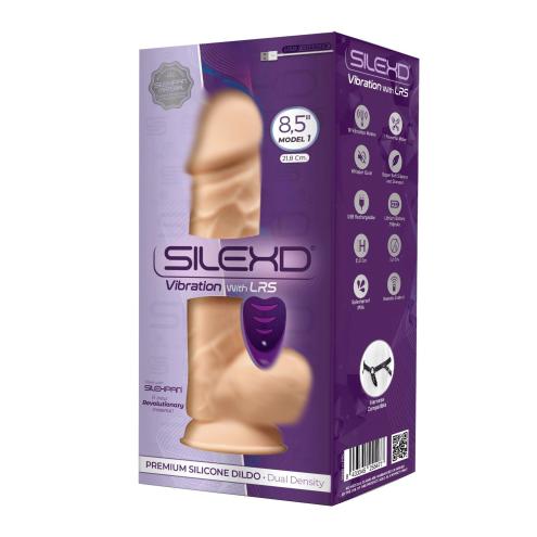 Фаллоимитатор с вибрацией SilexD Norman Vibro Flesh (Model 1 size 8,5 ) + LRS