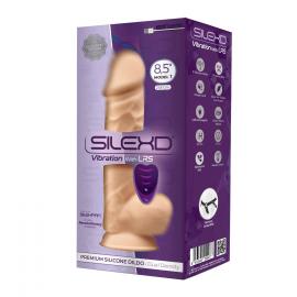 Фалоімітатор з вібрацією SilexD Norman Vibro Flesh (Model 1 size 8,5 ) + LRS - 3