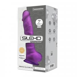 Реалістичний фалоімітатор SilexD Johnny Purple (MODEL 1 size 7in) - 2