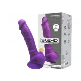 Реалістичний фалоімітатор SilexD Johnny Purple (MODEL 1 size 7in) - 3