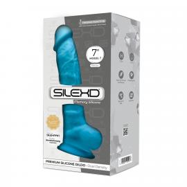 Реалистичный фаллоимитатор SilexD Johnny Blue (MODEL 1 size 7in) - 3