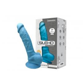 Реалистичный фаллоимитатор SilexD Johnny Blue (MODEL 1 size 7in) - 2