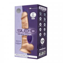 Фалоімітатор з вібрацією SilexD Vetus Vibro Flesh (MODEL 1 size 8in) - 4