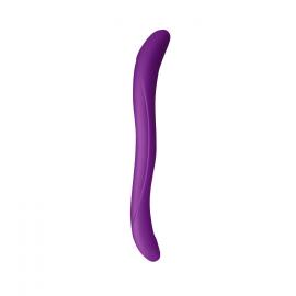 Подвійний фалоімітатор Wooomy Twoooney Semirealistic Double Dong Purple  - 1