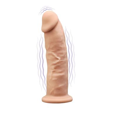 Фалоімітатор із вібрацією SilexD Henry Vibro Flesh (MODEL 2 size 7in)