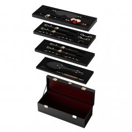 Розкішний набір для BDSM Zalo Bondage Play Kit, 10 аксесуарів у кейсі, шкіра, кристал Swarovski - 3
