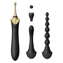 Мультифункціональний вібратор Zalo - Bess 2 Obsidian Black - 3