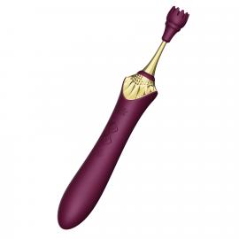 Мультифункціональний вібратор Zalo - Bess 2 Velvet Purple - 2