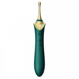 Мультифункціональний вібратор Zalo - Bess 2 Turquoise Green - 3