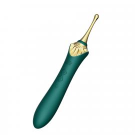 Мультифункціональний вібратор Zalo - Bess 2 Turquoise Green - 4