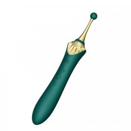 Мультифункціональний вібратор Zalo - Bess 2 Turquoise Green - 7
