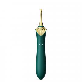 Мультифункціональний вібратор Zalo - Bess 2 Turquoise Green - 8