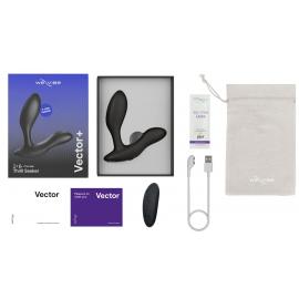Смарт-вібромасажер простати We-Vibe Vector+ CHARCOAL BLACK - 5