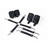 Набор для БДСМ 3 в 1 Feral Feelings BDSM Kit 3 Black, black, наручники, поножи, крестовина