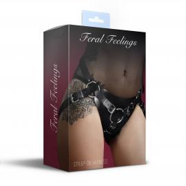 Трусы для страпона Feral Feelings Strap-on Harness Black, black - 2