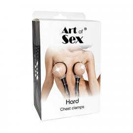 Зажимы с шипами для груди Art of Sex – Hard Chest clamps - 4