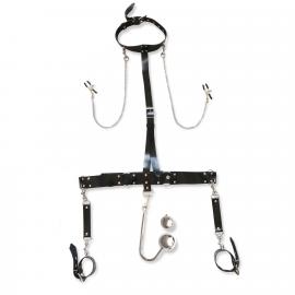 Бондажный набор с металлическим анальным крюком №4 Art of Sex Bridget Bondage set with anal hook №4 - 1